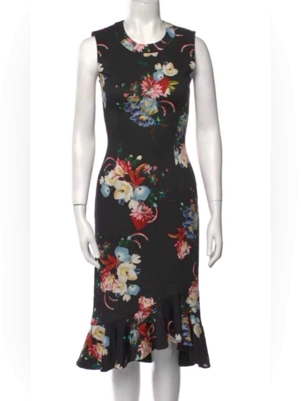 NWT ERDEM Louisa Floral Dress US 4